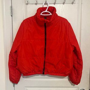 Wild Fable Red Puffer Jacket